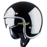 CAPACETE A VINTAGE FIBER GLOSS BLACK L