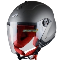 CAPACETE A MINIJET S MONO MATT GUN METAL XL