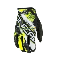 LUVAS O JUMP SHOCKER BLACK/NEON YELLOW L