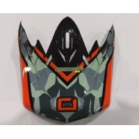 PALA CAPACETE O 7 SERIES CAMO GRAY/ORANGE