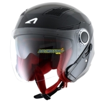 CAPACETE A FJ10 MONO FIBER GLOSS BLACK M