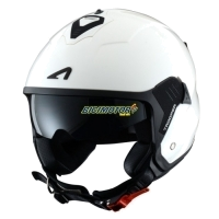 CAPACETE A MINIJET TROOPER MONO GLOSS WHITE/BLACK M