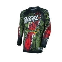 CAMISOLA O ELEMENT VANDAL GREEN/RED L