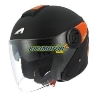 CAPACETE A DJ10 MONO MATT BLACK/ORANGE M