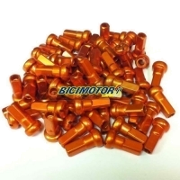 CABEÇAS RAIOS SMP 4.00 MM X 7.60MM 8G (KIT 40) ALUMINIO ORANGE