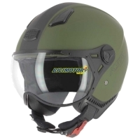 CAPACETE A KSR2 BICOLOR MATT MILITARY GREEN/BLACK L