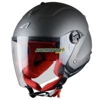 CAPACETE A MINIJET MONO MATT GUN METAL XS