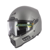 CAPACETE A SPECTRUM MONO MATT GUN METAL L