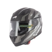 CAPACETE A GT 900 GRAPHIC ALPHA MATT GREY/WHITE XL