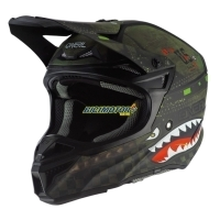 CAPACETE O 5 SRS POLYACRYLITE WARHAWK BLACK/GREEN S