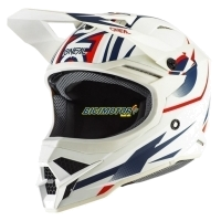 CAPACETE O 3 SRS RIFF 2.0 WHITE/BLUE S