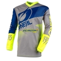 CAMISOLA O ELEMENT FACTOR GRAY/BLUE/NEON YELLOW M