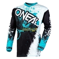 CAMISOLA O ELEMENT IMPACT BLACK/TEAL M