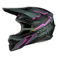 CAPACETE O 3 SRS VOLTAGE BLACK/PINK L