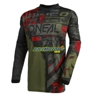 CAMISOLA O ELEMENT RIDE BLACK/GREEN M