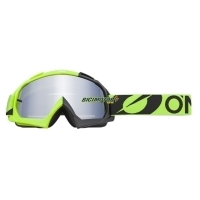 OCULOS O B-10 TWOFACE BLACK/NEON YELLOW SILVER MIRROR