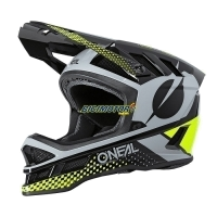 CAPACETE O BLADE POLYACRYLITE ACE BLACK/NEON YELLOW/GRAY L