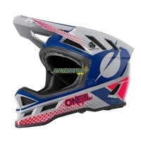 CAPACETE O BLADE POLYACRYLITE ACE GRAY/BLUE/RED S