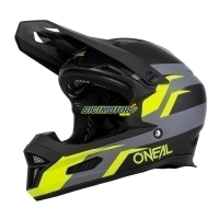 CAPACETE O FURY STAGE BLACK/NEON YELLOW M