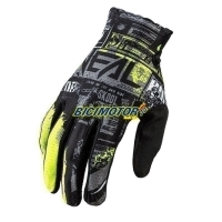 LUVAS O MATRIX RIDE BLACK/NEON YELLOW M