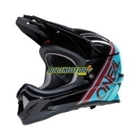 CAPACETE O SONUS SPLIT BLACK/TEAL L