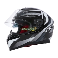 CAPACETE O CHALLENGER EXO V.22 BLACK/WHITE L