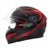 CAPACETE O CHALLENGER EXO V.22 RED/BLUE S