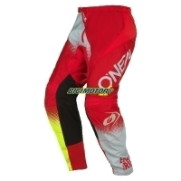 CALÇAS O ELEMENT RACEWEAR V.22 RED/GRAY/NEON YELLOW 36