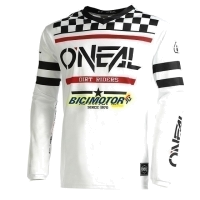 CAMISOLA O CR ELEMENT SQUADRON V.22 WHITE/BLACK L