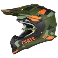 CAPACETE O 2 SRS SPYDE V.23 GREEN/BLACK/ORANGE S