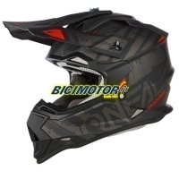 CAPACETE O 2 SRS GLITCH V.23 BLACK/GRAY S