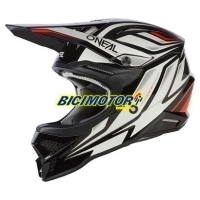 CAPACETE O 3 SRS VERTICAL V.23 BLACK/WHITE L