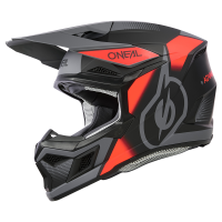 CAPACETE O 3 SRS VISION V.24 BLACK/RED/GRAY XL